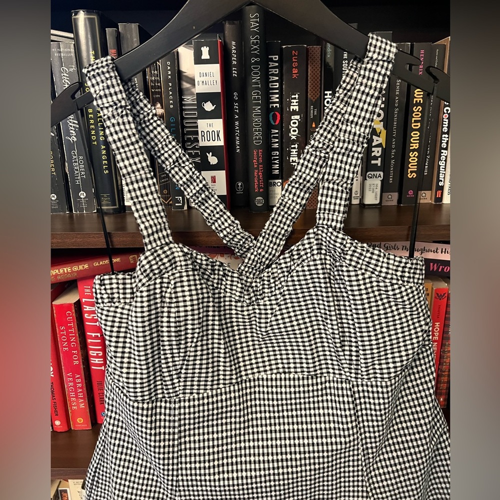 Anthropologie Black and White Checkered Dress NWT! - Picture 5 of 15